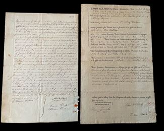 1823 & 1847 Letters of John & George Klock and Henry Loucks