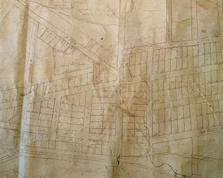 1809 Map of Little Falls, NY Herkimer County