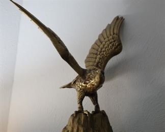 Brass Eagle on top of a Mountain 