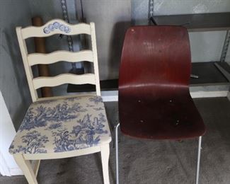 Victorian Chair - Chrome 1960's Wooden Chair 