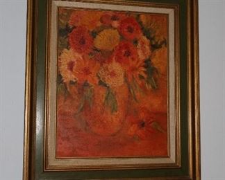 Midcentury Floral Picture 