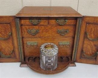 1904 Oak Tobacco Cabinet