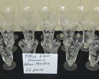 Tiffin Glass Stemware