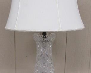 Cut Glass Lamp