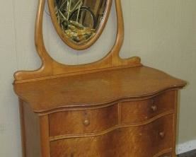 Birdseye Maple Princess Dresser