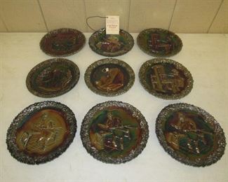 Fenton Carnival Glass Plates