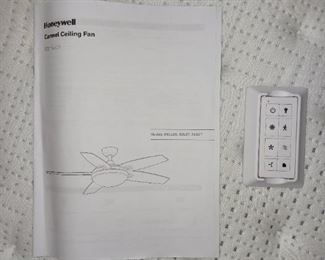 Honeywell Carmel Ceiling Fan Manual.