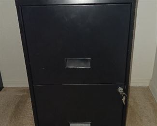 Locking File Cabinet.