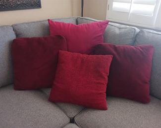 Throw pillows.