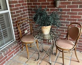 Table and chairs