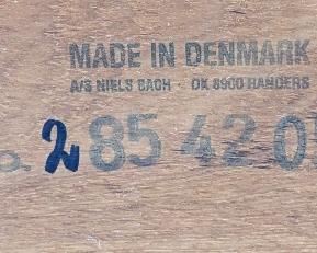 Niels Bach for Randers Mobelfabrik Vintage Solid Teak Roll-Front Media Cabinet - Danish Modern Design
