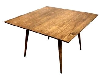 PAUL MCCOBB Planner Group Midcentury Modern 32-Inch Square Wood Coffee / Side Table
