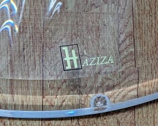 Striking Vintage Schlomi Haziza Lucite Spiral Stand/ Pedestal - 3 Ft Tall
