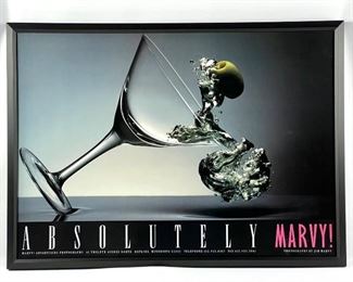 Framed Poster "Absolutely Marvy!" by Jim Marvy for Marvy! Advertising Photography - 36" x 26"
