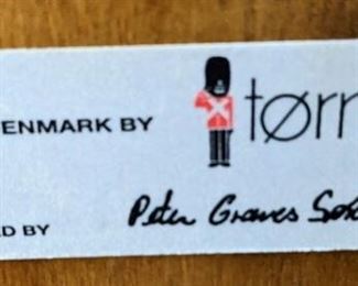 Danish Modern Torring Teak King Storage Head- board & Nightstands Unit