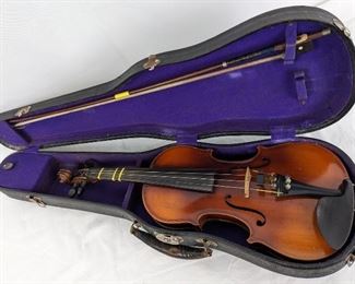 Antique Replica Antonius Stradivarius Cremonenfie Faciebat Anno 17 Violin / Hard Case