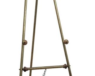 Large Vintage Baroque Brass Easel