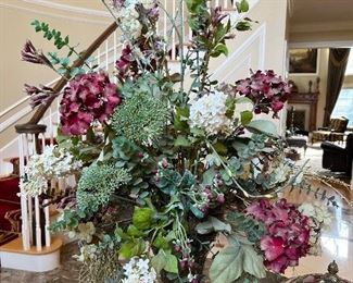 2. Floral Arrangement in Metal Vase (48" x 30")