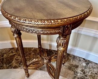 7. Accent Table w/ Metallic Finish (18" x 27")