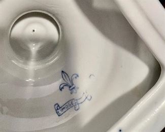 26. Limoge Cobalt Blue Vase (8" x 13")