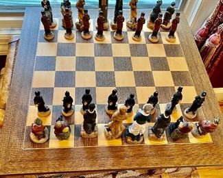 59. Sherlock Holmes Chess Set (22" x 22")