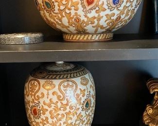 61. Decorative Bowl (10")
62. Decorative Lidded Urn (10")