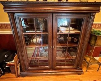 68. Bernhardt Library Cabinet (56" x 16" x 58")