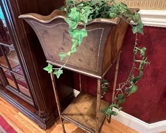 73. Antiqued Planter (16" x 16" x 36")