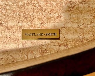 45. Maitland Smith Leather 6 Drawer Chest (28" x 18" x 30")