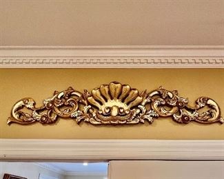 103. Pair of Gold Scroll Wall Art