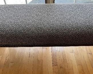 90. Upholstered Bench w/ Claw Feet (50" x 21" x 22")