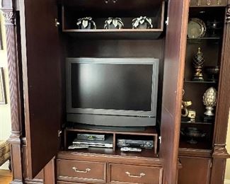 93. Neoclassic Entertainment Unit (99" x 28.5" x 93.5")