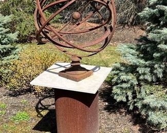 226. Iron Armillary Sphere (32" x 28")