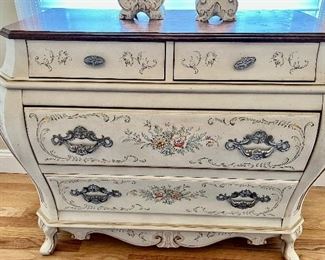 149. Painted 4 Drawer Chest (40" x 20" x 32")