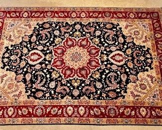 163. Persian Rug w/ Medallion (5'6" x 8')