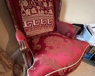 168. Pair of Council Fauteuil Chairs (32" x 30" x 39")