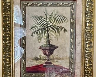 175. Signed Print of Urn w/ Fern (24" x 30")