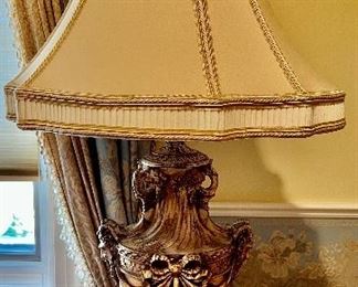 187. Pair of Urn Lamps (33")