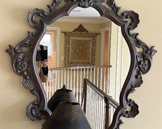 200. Mirror w/ Patinaed Finish Frame (32" x 46")