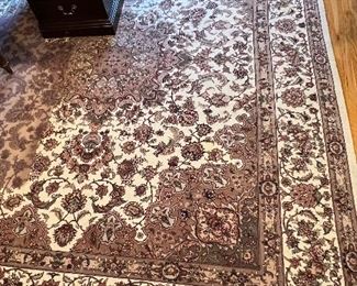 212. Cream & Tan Rug (10' x 8'2") 