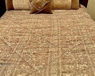 222. Taupe Queen Bedding 