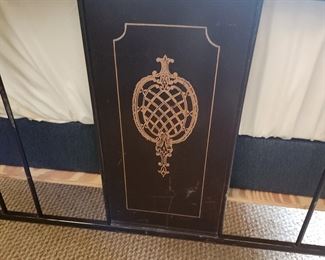 Vintage Metal Bed (footboard details)