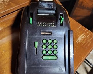 Antique Victor Adding Machine
