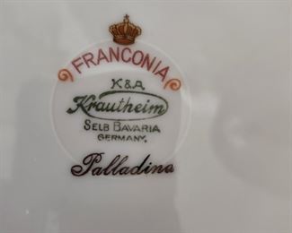 Franconia Krautheim "Palladina" China