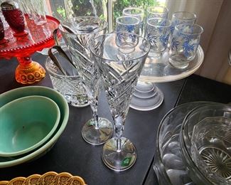 Shannon Crystal Champagne Flutes