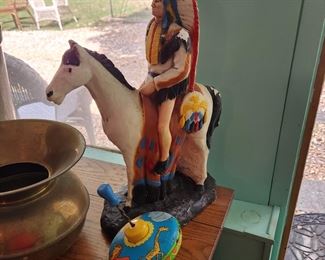 Native American on Horse 