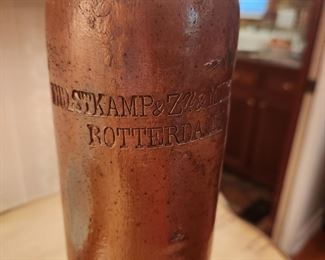 Salt Glazed Stoneware Gin Bottle