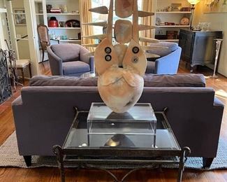 Potter/Metal Assemblage Sculpture