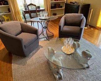 Room and Board Swivel Chairs