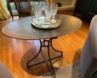 French Metal Table - Jardinieres & Interieurs